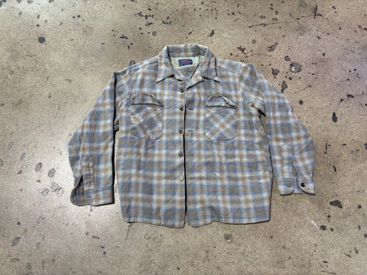 Pendleton Flannel Shirt - Blue Size XL