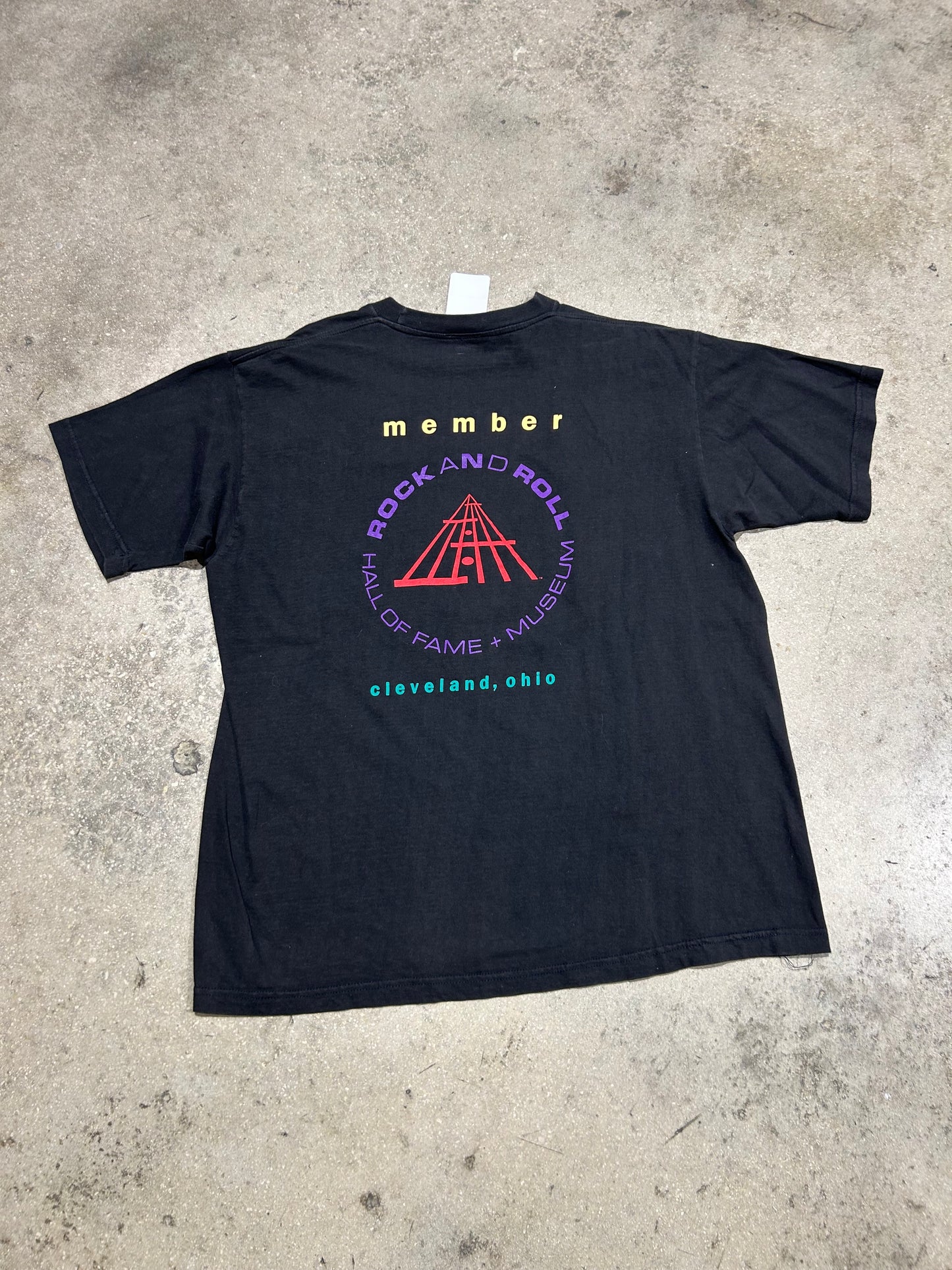 Rock N Roll Hall Of Fame Tee - Black Size XL