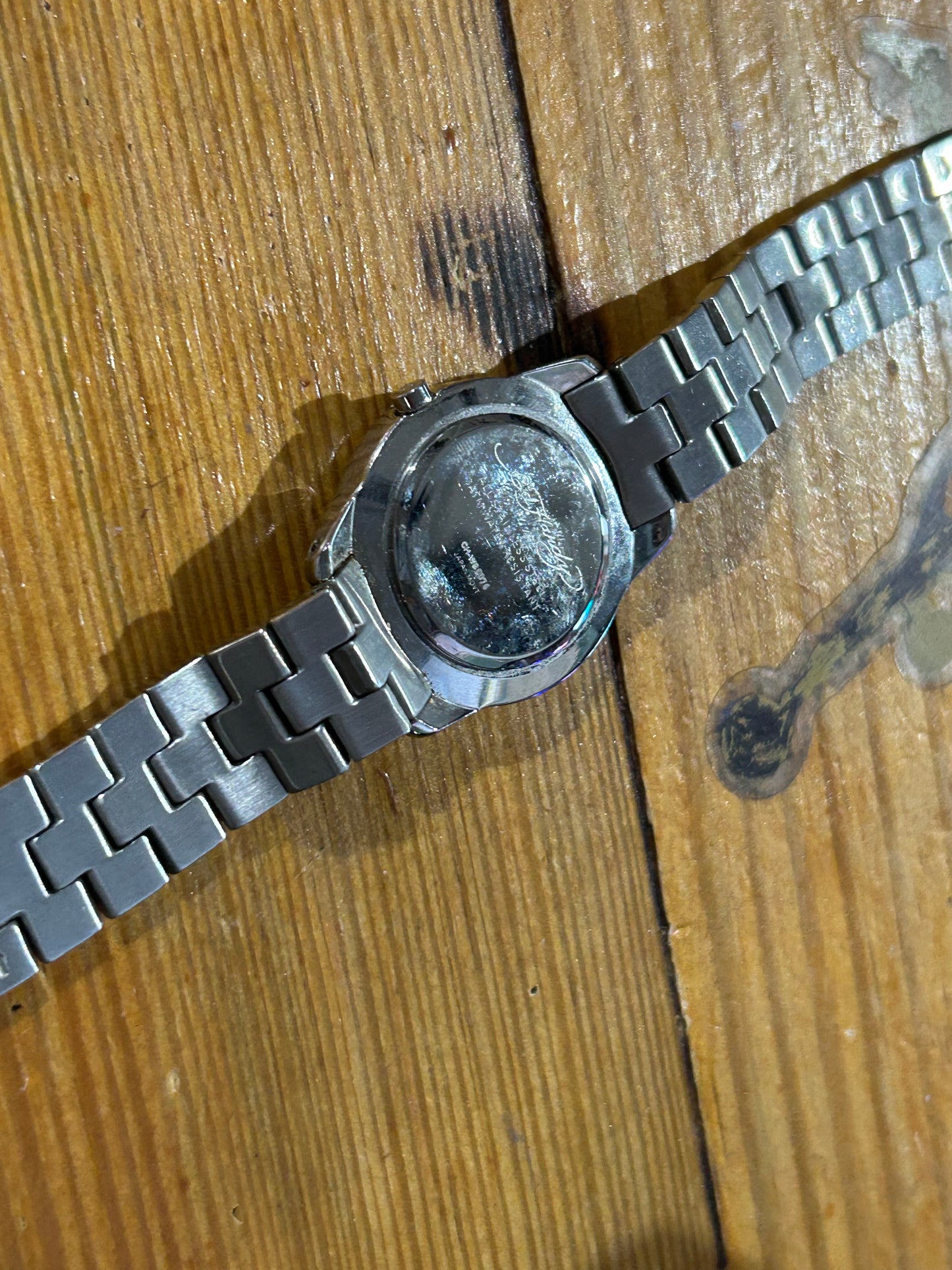 Ed Hardy Watch - White/Silver