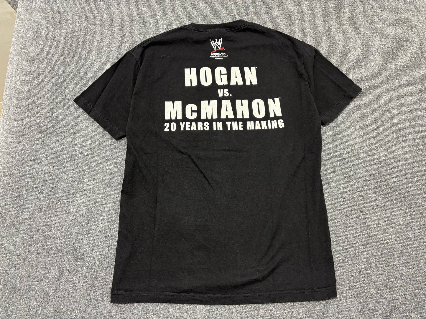 2003 Wrestlemania XIX Hogan vs McMahon Tee - Black Size Large
