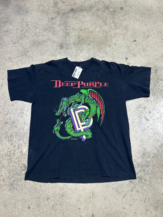 1993 Deep Purple Tee - Black Size XL
