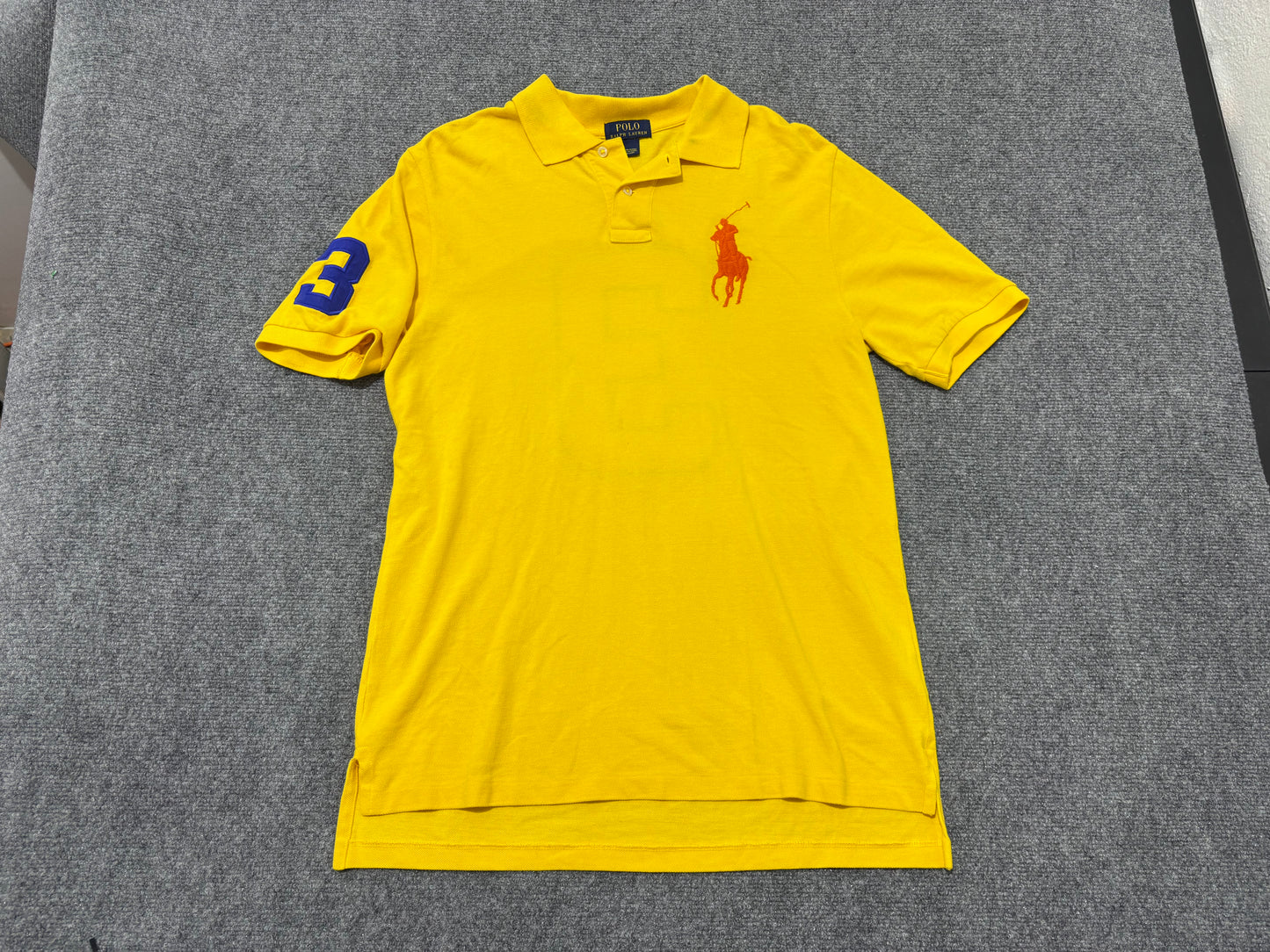 Polo Ralph Lauren Big 3 Polo Shirt - Yellow Size Medium