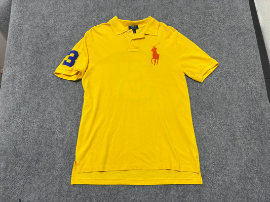 Polo Ralph Lauren Big 3 Polo Shirt - Yellow Size Medium