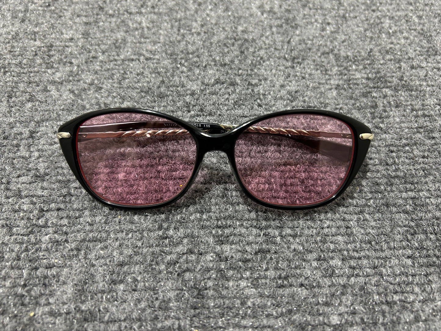 Nina Ricci Chain Glasses - Black/Silver