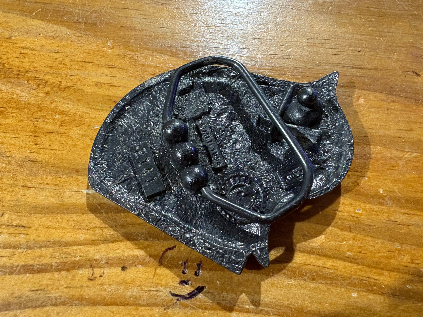 1994 Florida Marlins Belt Buckle - Silver