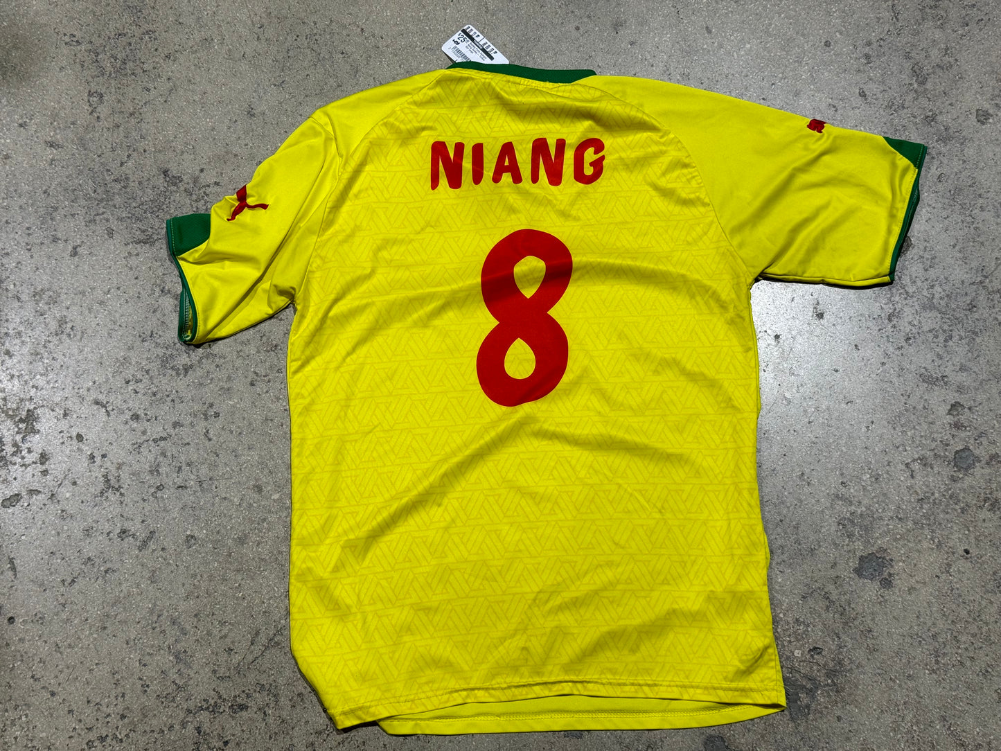 Bootleg Puma Senegal Niang Jersey - Yellow Size Large