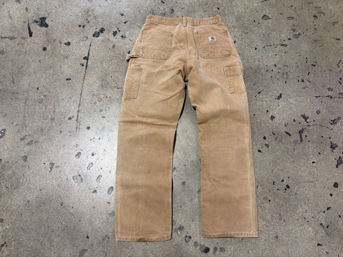 Carhartt Double Knee Carpenter Pants - Khaki Size 28 x 28