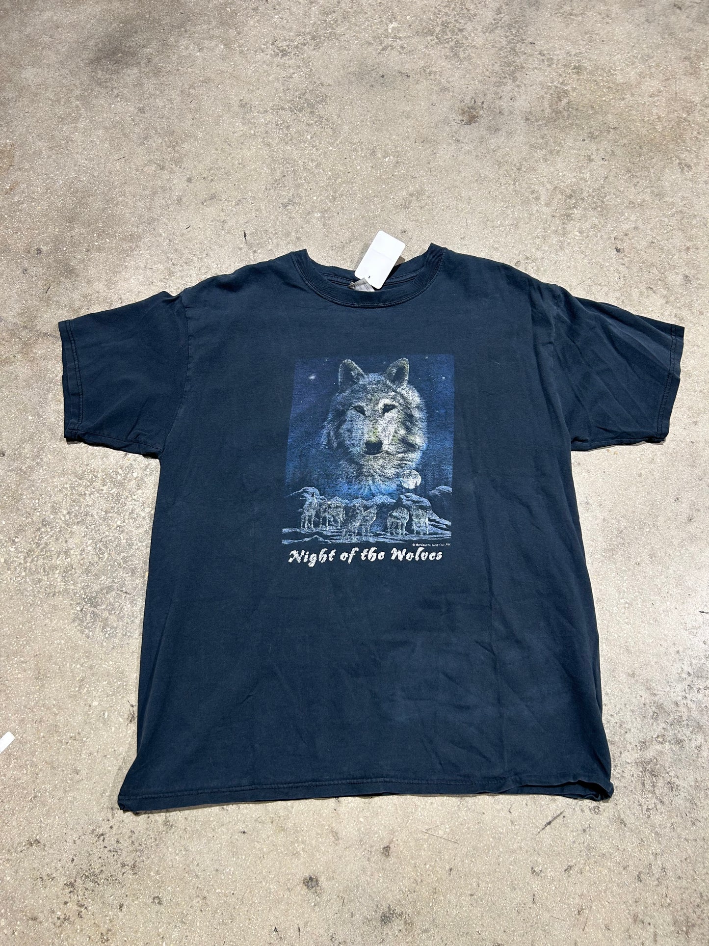 Night Of The Wolves Tee - Black Size XL