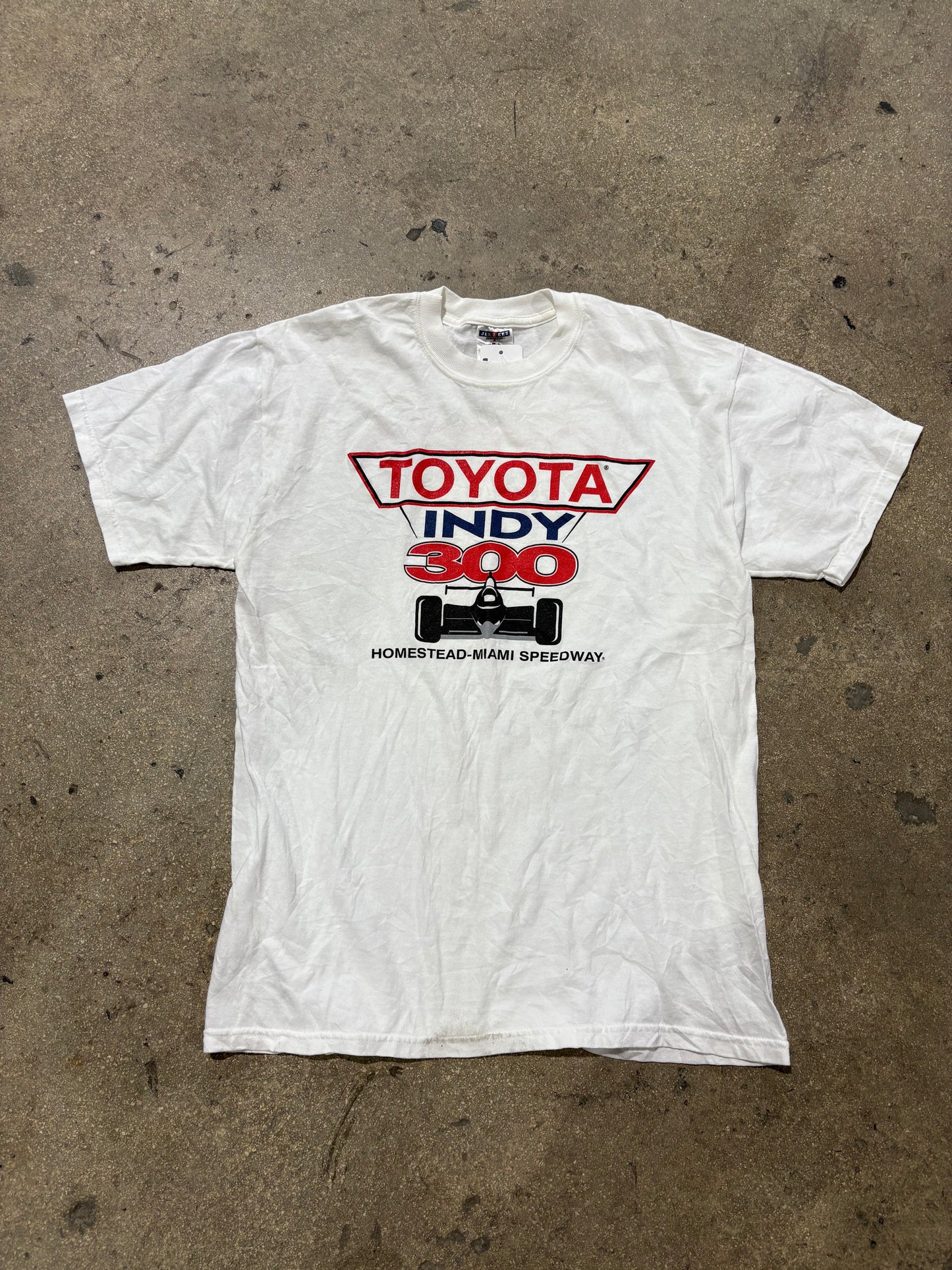 Toyota Homestead Miami Speedway Indy Tee - White Size Large