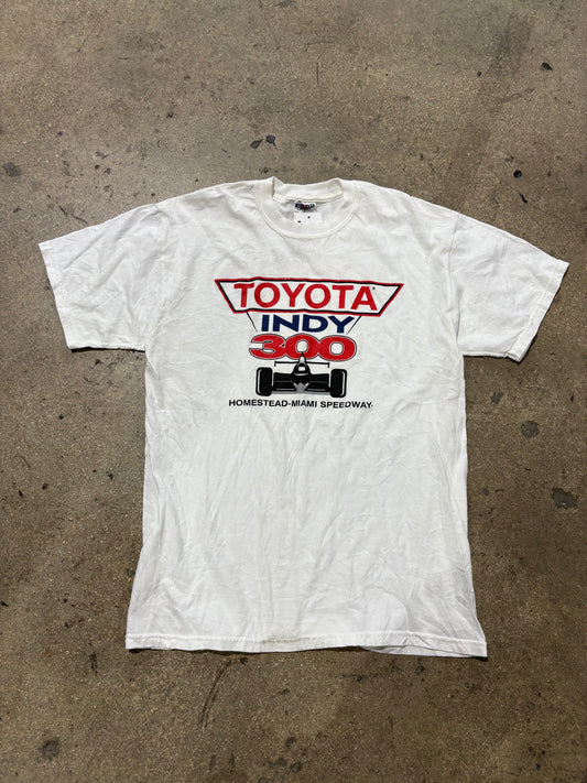 Toyota Homestead Miami Speedway Indy Tee - White Size Large