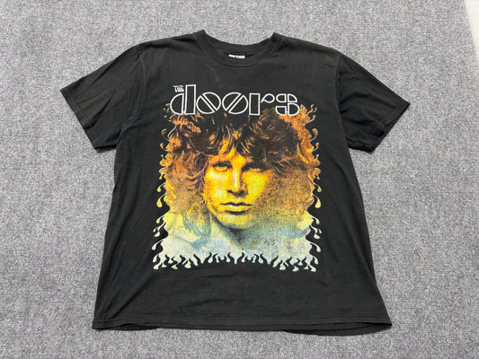 The Doors Jim Morrison Portrait Tee - Black Size XL