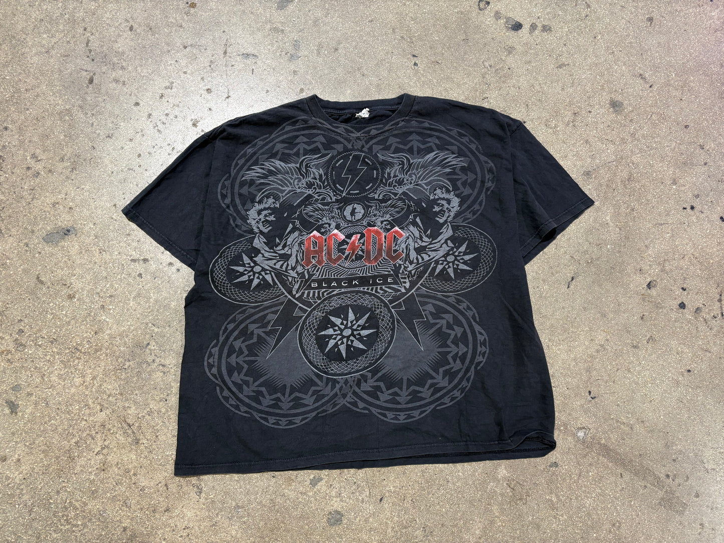 AC/DC Black Ice Tee - Black Size XXL