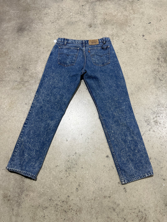 Levis Yellow Tab Denim - Dark Blue Acid Size 36x32