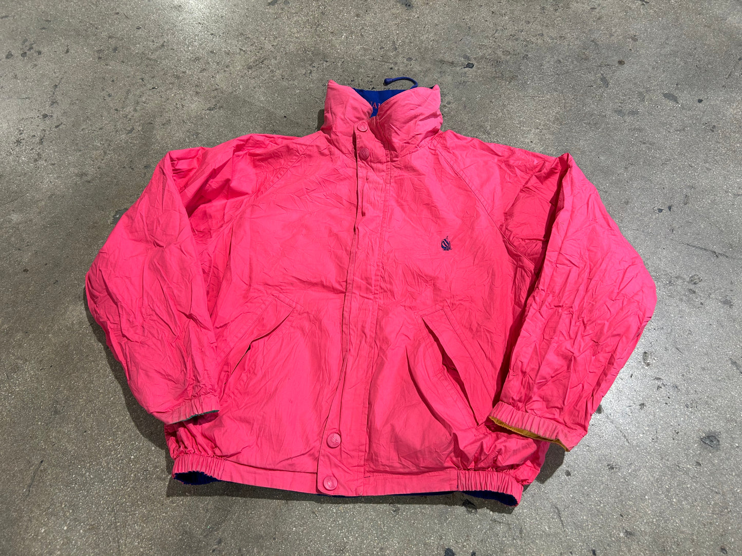 Nautica Color Block Reversible Jacket - Multi Size Large