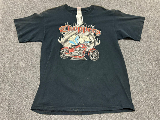 Choppers And Dice Tee - Black Size Large