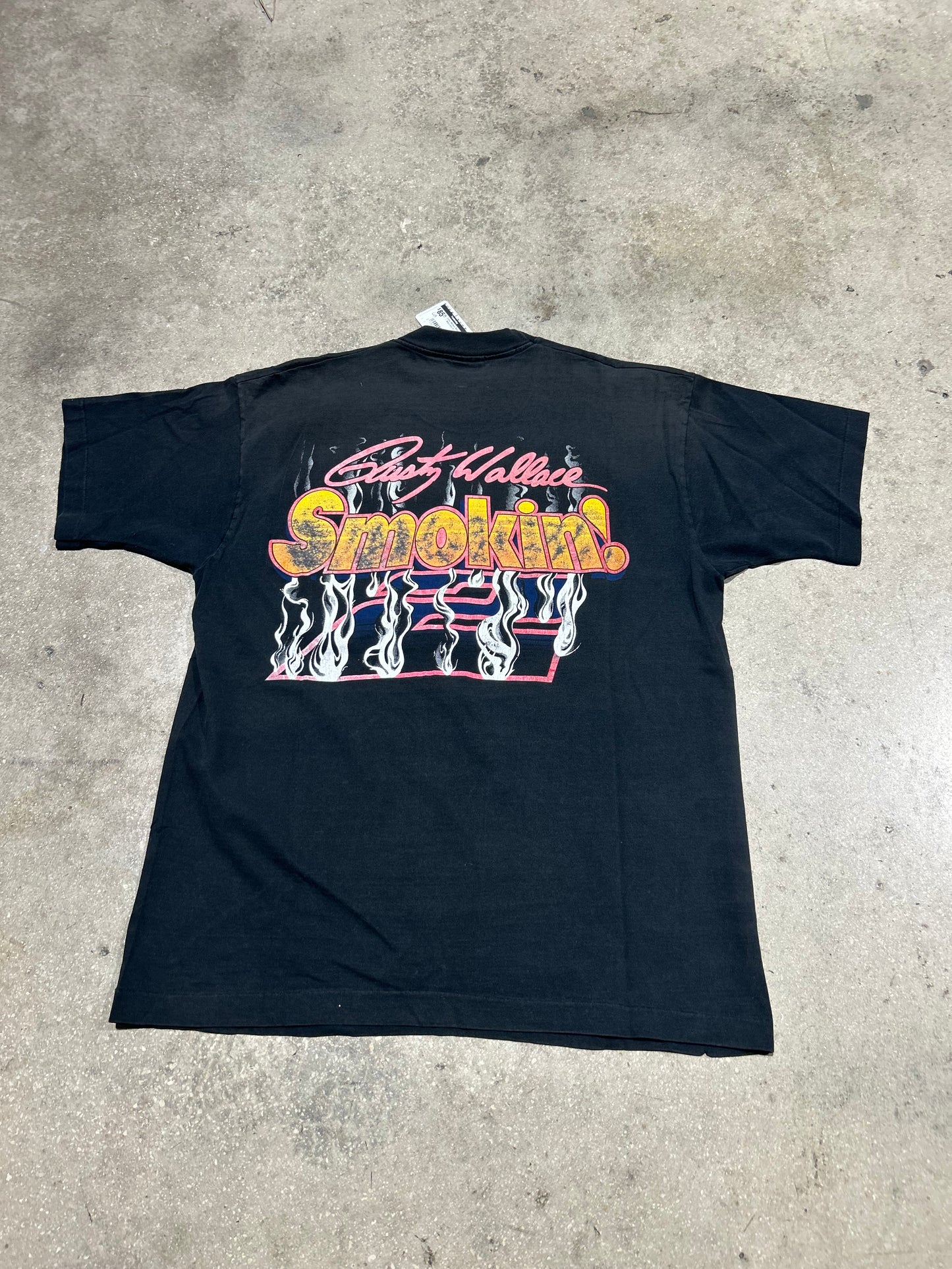 Dusty Wallace Nascar Tee - Black Size XL