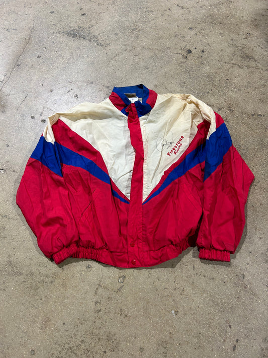 Firestone Racing Jacket - Red/White/Blue Size Large