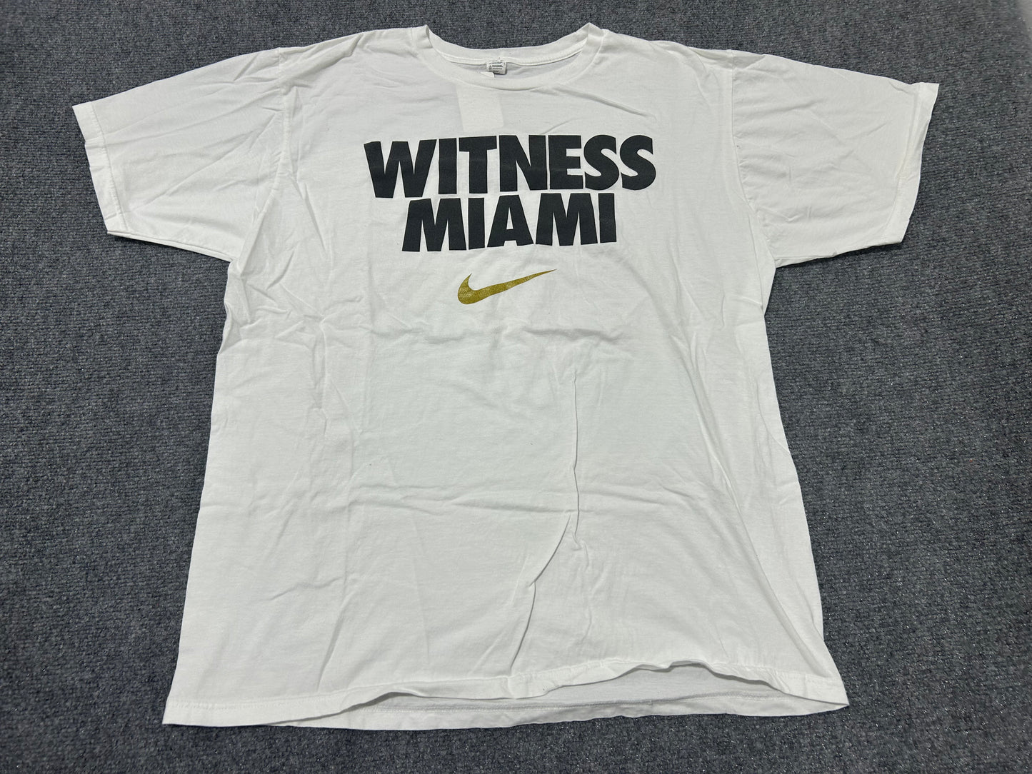 Witness Miami Heat Tee - White Size XL