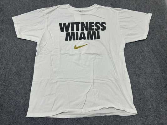 Witness Miami Heat Tee - White Size XL