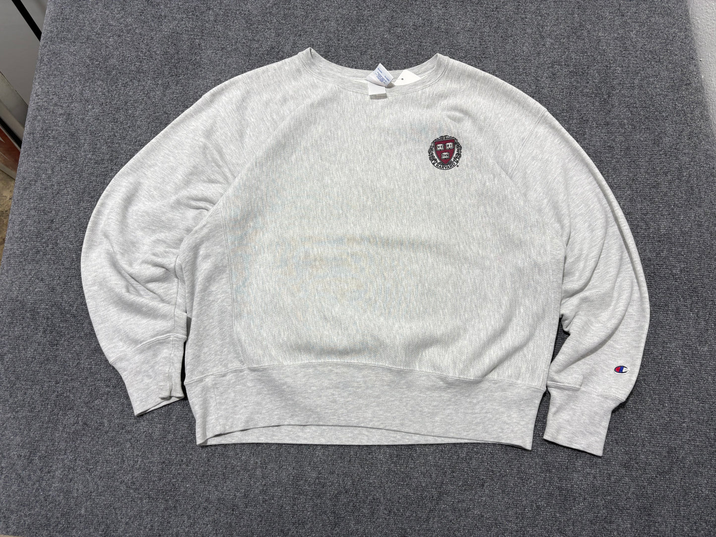 Small Harvard Logo Crewneck - gray size XL