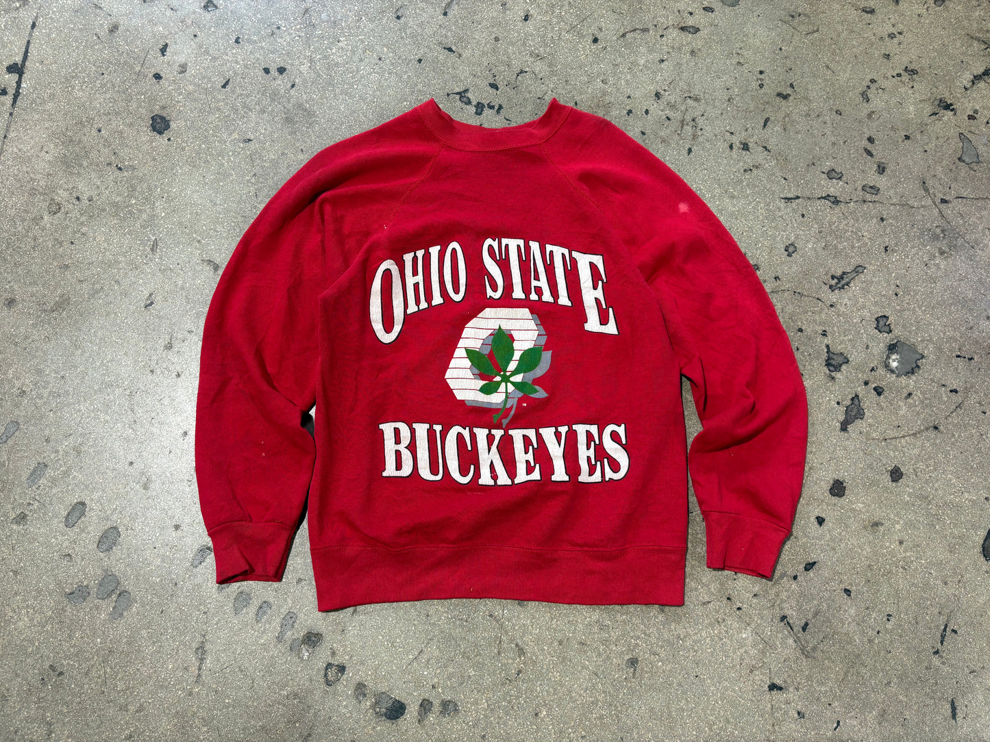 Ohio Sate Buckeyes Crewneck - Red size Medium