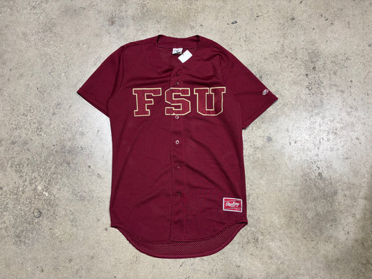 Rawlings Florida State Seminoles FSU Baseball Jersey - Garnett Size Medium