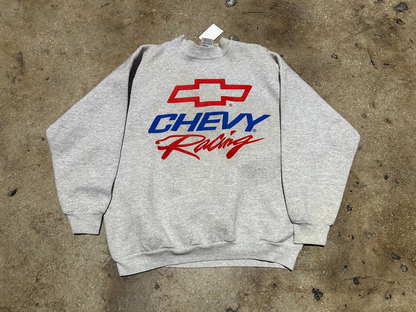 Chevy Racing Long Sleeve - Grey Size XL