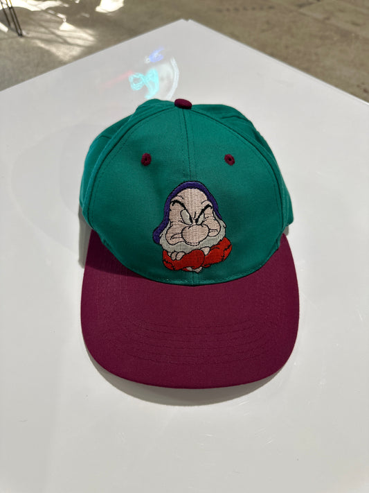 Kids Grumpy Hat - Green/Burgundy