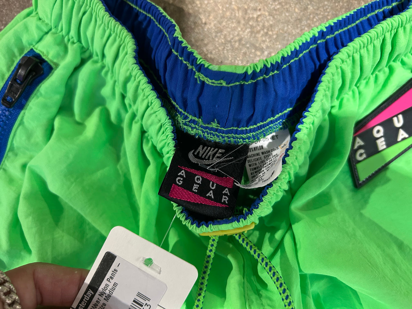 Nike Aqua Wear Nylon Pants - Green Size Medium