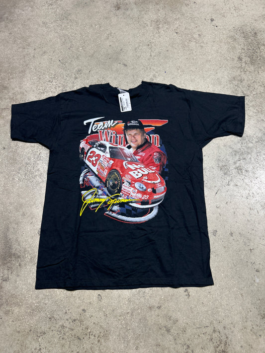 Nascar Team Winston Jimmy Spencer #23 Tee - Black Size XL