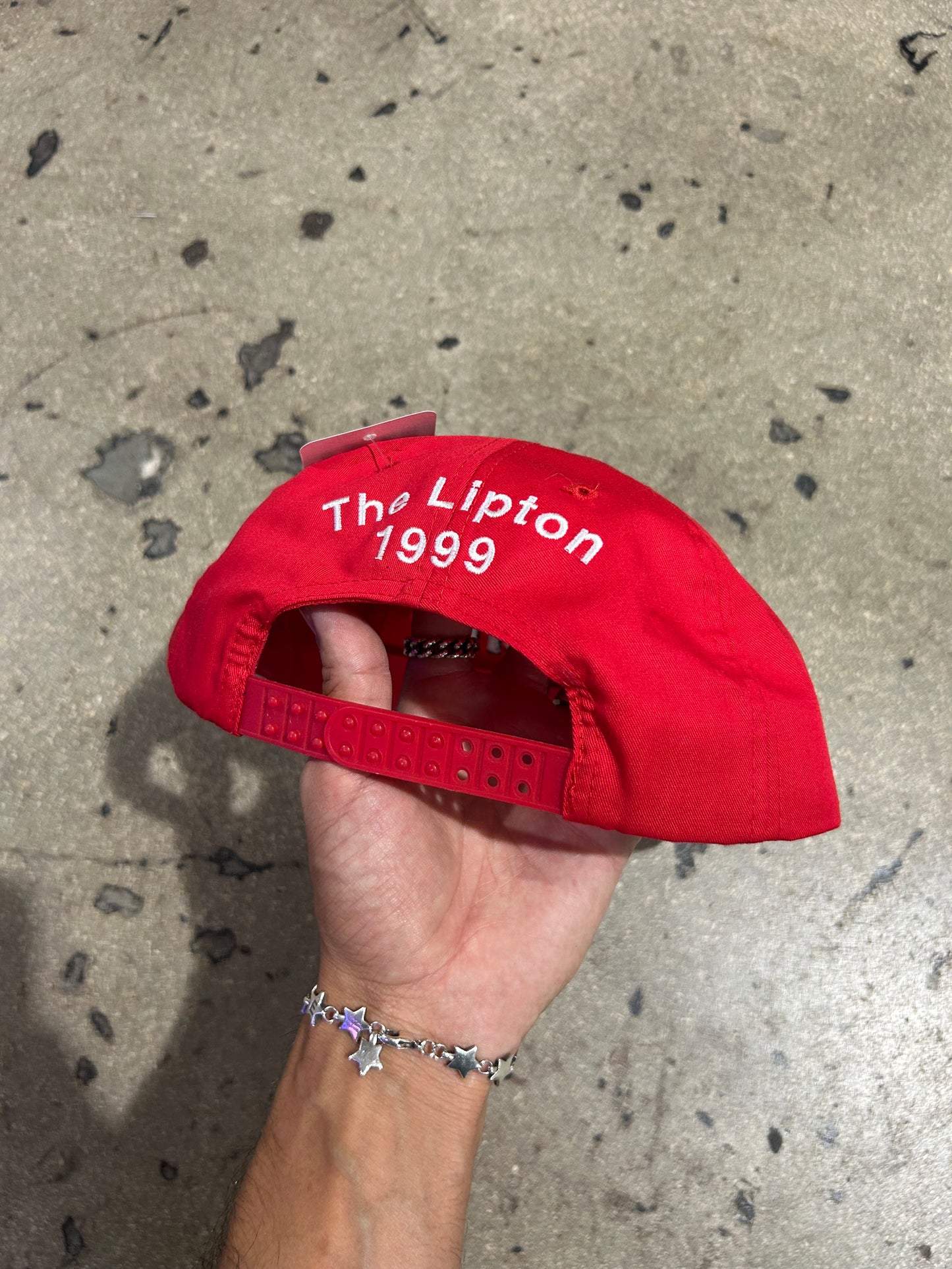 1999 Lipton Tennis Tournament Hat - Red