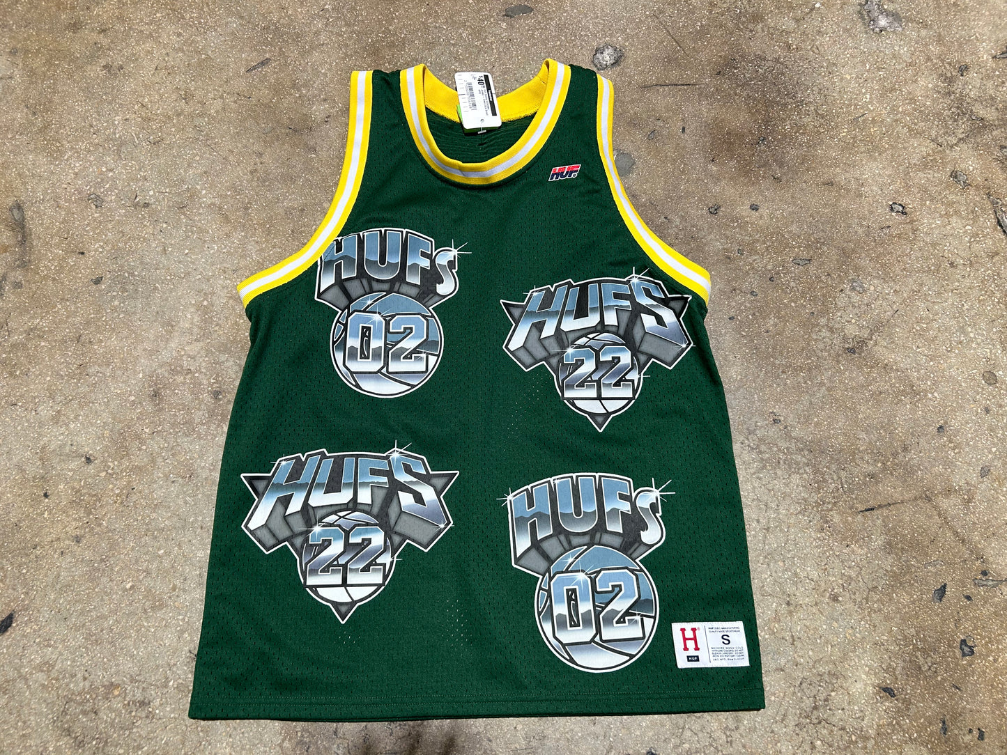 HUF Sonics Colorway Jersey - Green Size Small (con)