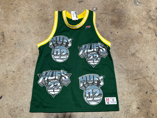 HUF Sonics Colorway Jersey - Green Size Small (con)