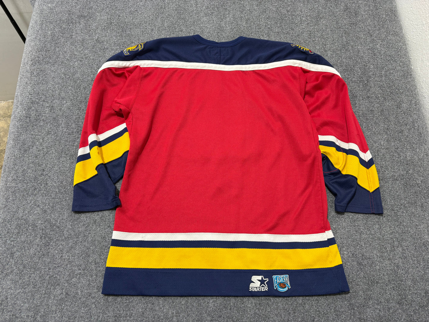 Starter Florida Panther Blank Jersey - Red Size Large