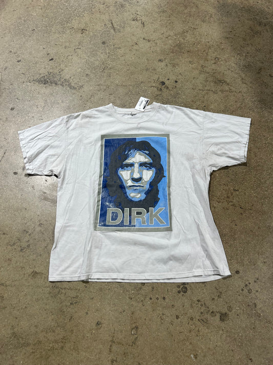 Dirk Nowitzki Portrait Tee - White Size XL