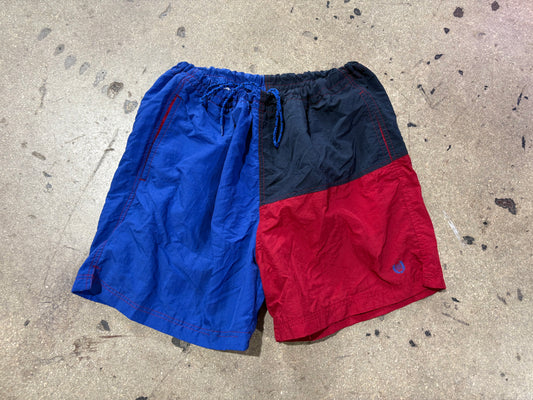 Givenchy Activewear Swim Shorts - Blue / Red Size Large