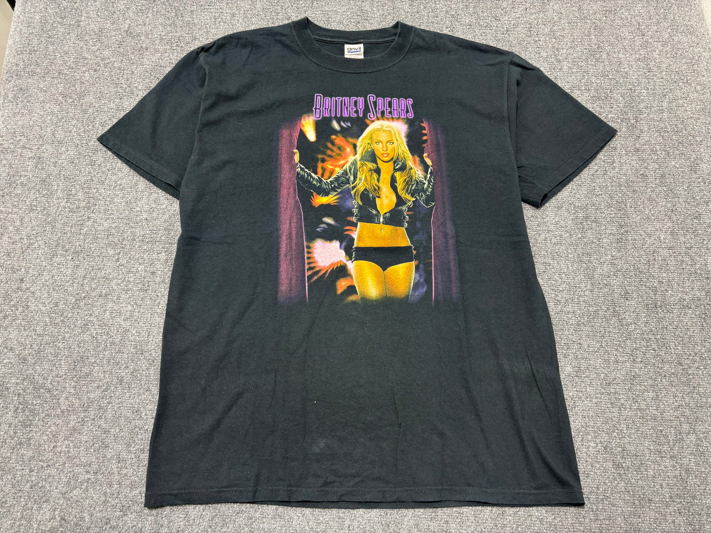 2004 Britney Spears The Onyx Hotel Tour Tee - Black Size XL