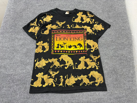 Lion King All Over Print - Black Size XL