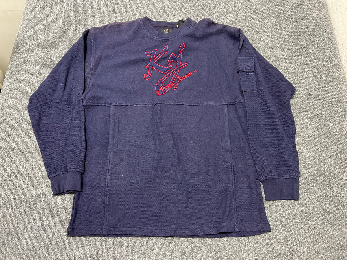 Kani Jeans Crewneck - Navy Size XL