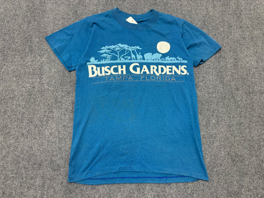 Busch Gardens Tee - Blue Size Small
