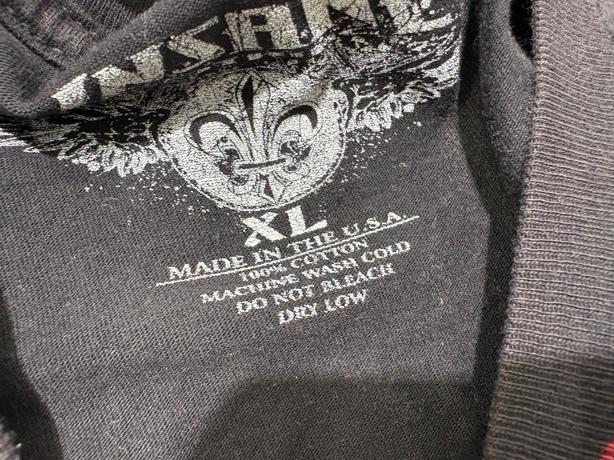 Y2K Insane Studded Tee - Black / Red Size XL