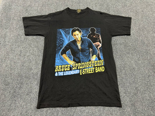 2008 Bruce Springsteen And The E-Street Band Tee DRYROT - Black Size Small(con)