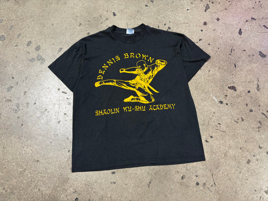 Dennis Brown Shaolin Academy Tee - Black Size XL