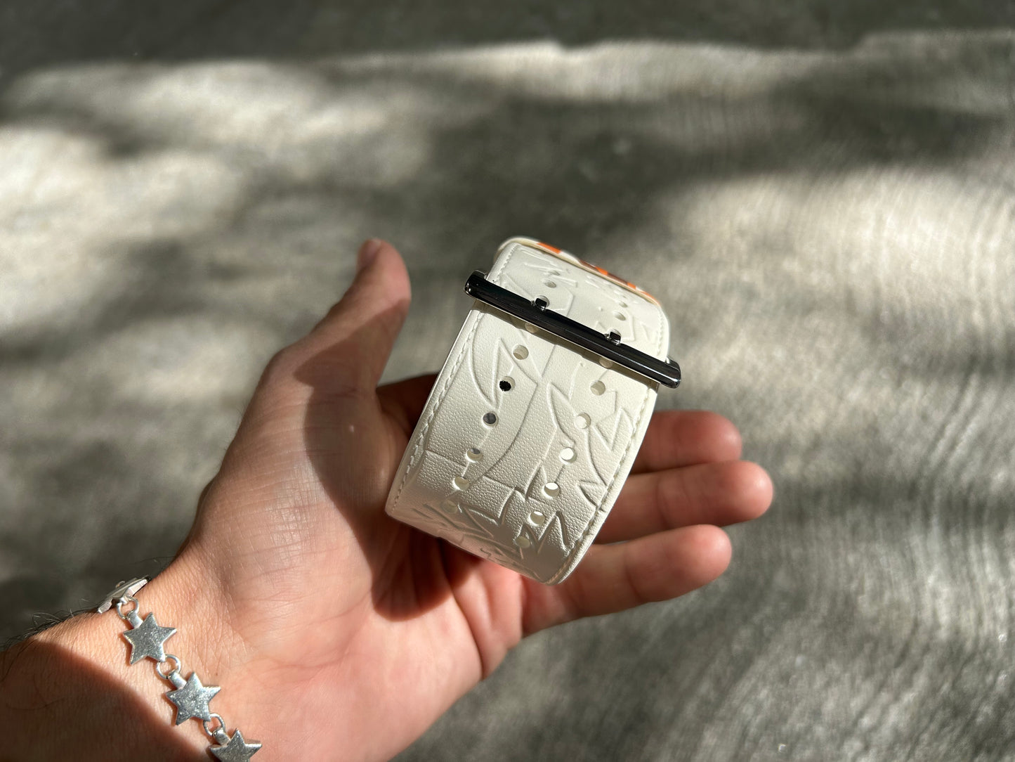 2000s Leather Strap G Shock - White