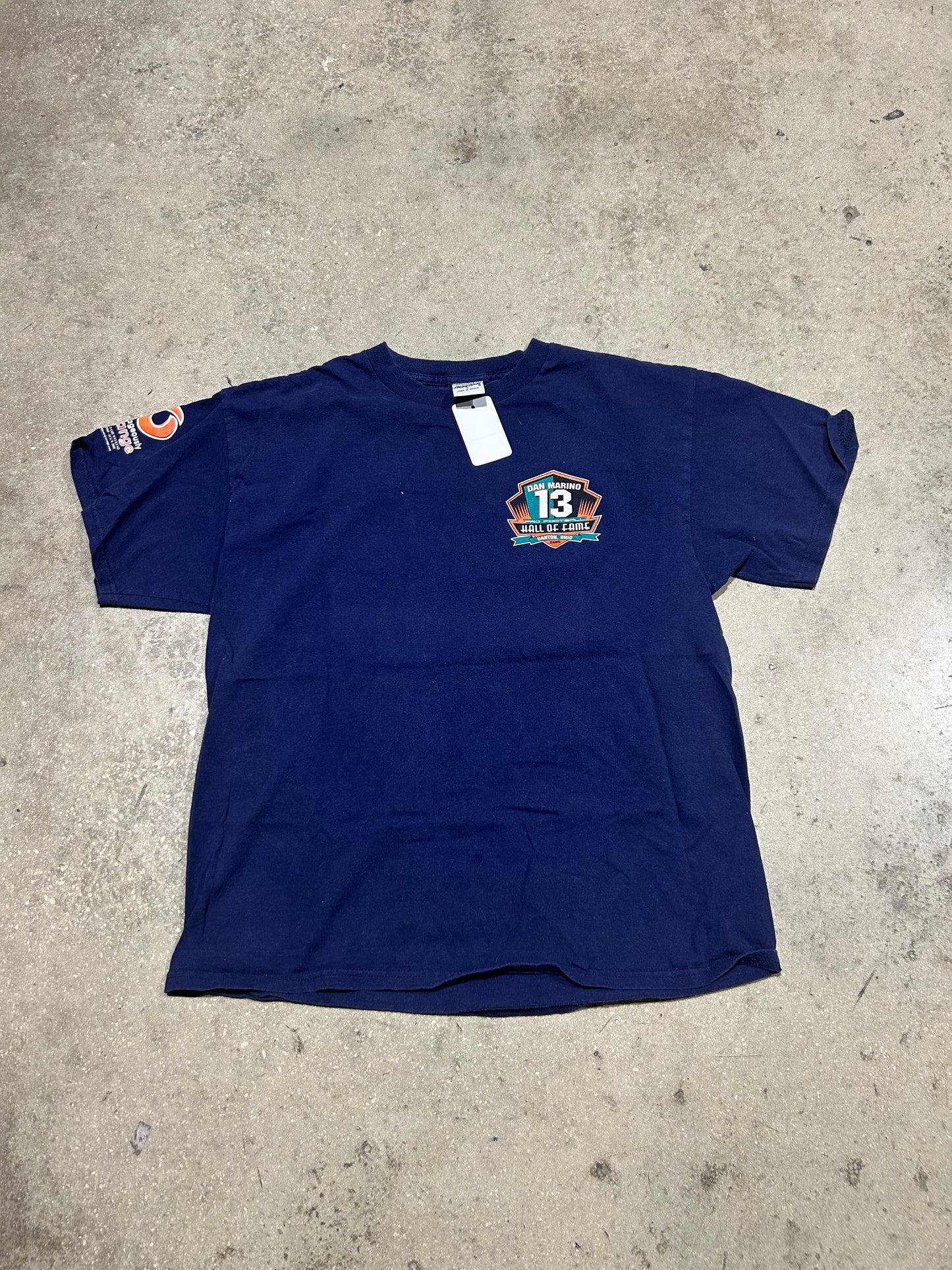 Hall Of Fame Dan Marino Tee - Navy Size Large