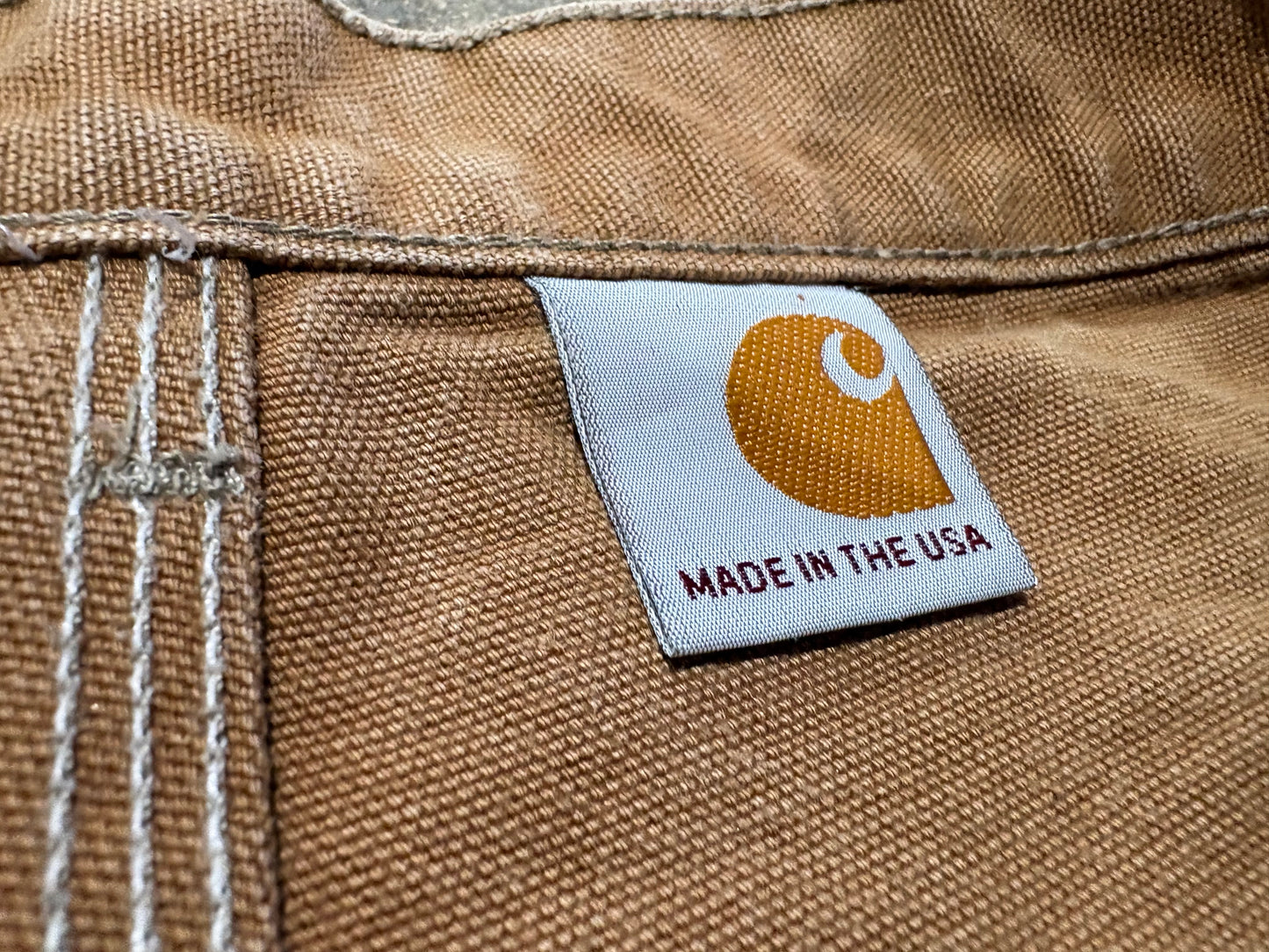 Carhartt Double Knee Carpenter Pants -Faded Khaki Size 38 x 31