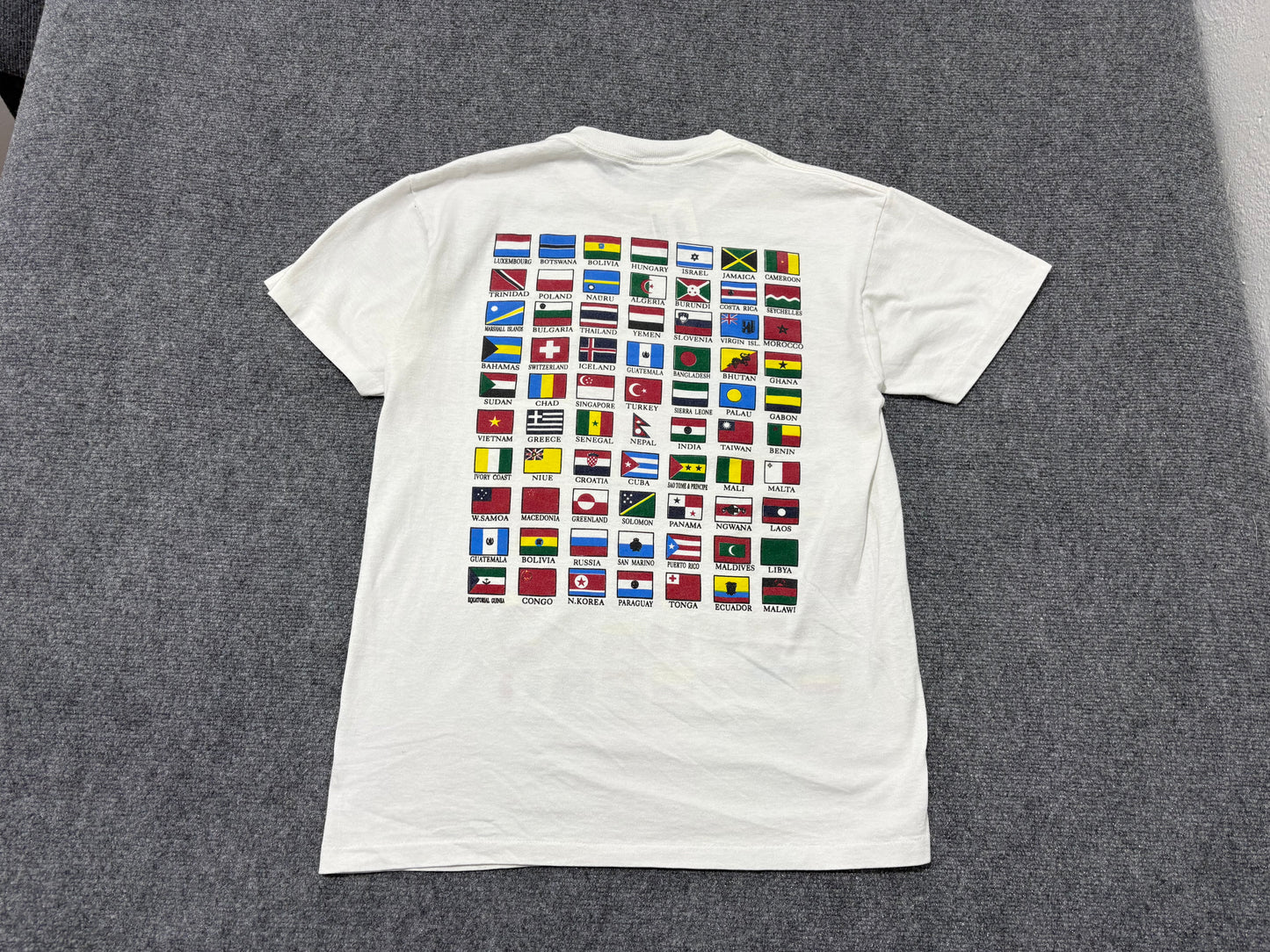 Flags of the World Tee - White Size Medium