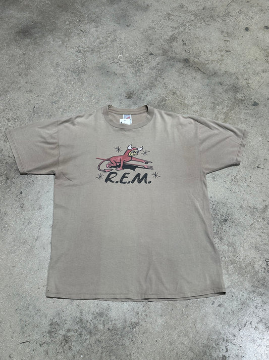 1996 REM Angel Tee - Tan Size XL