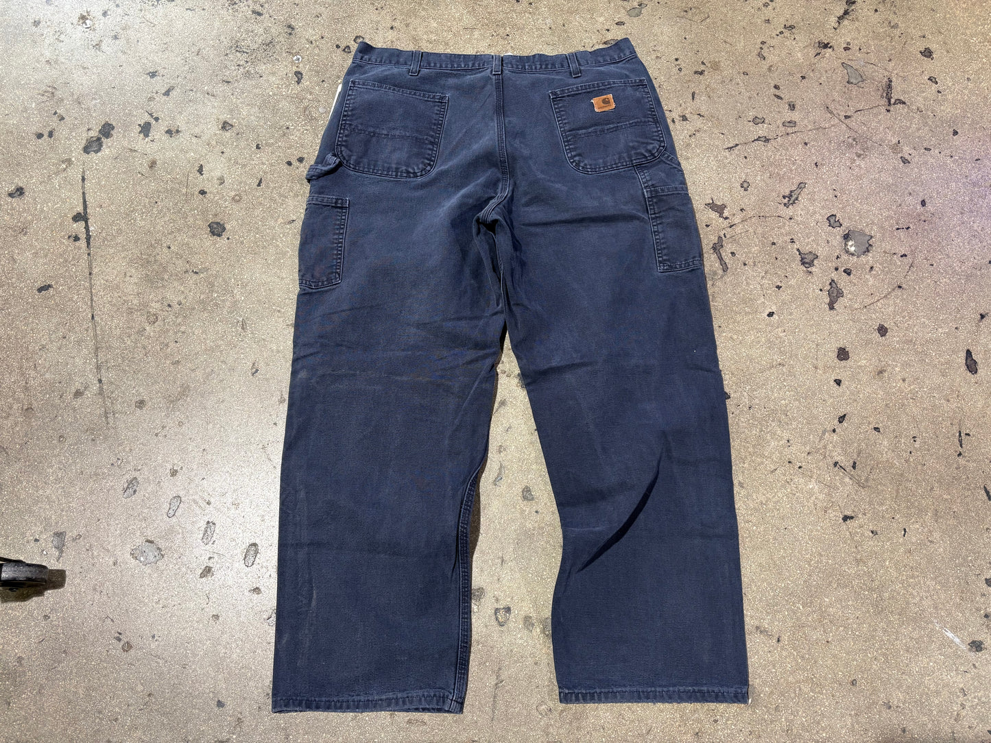 Carhartt Carpenter Pants - Faded Navy Size 40 x 32