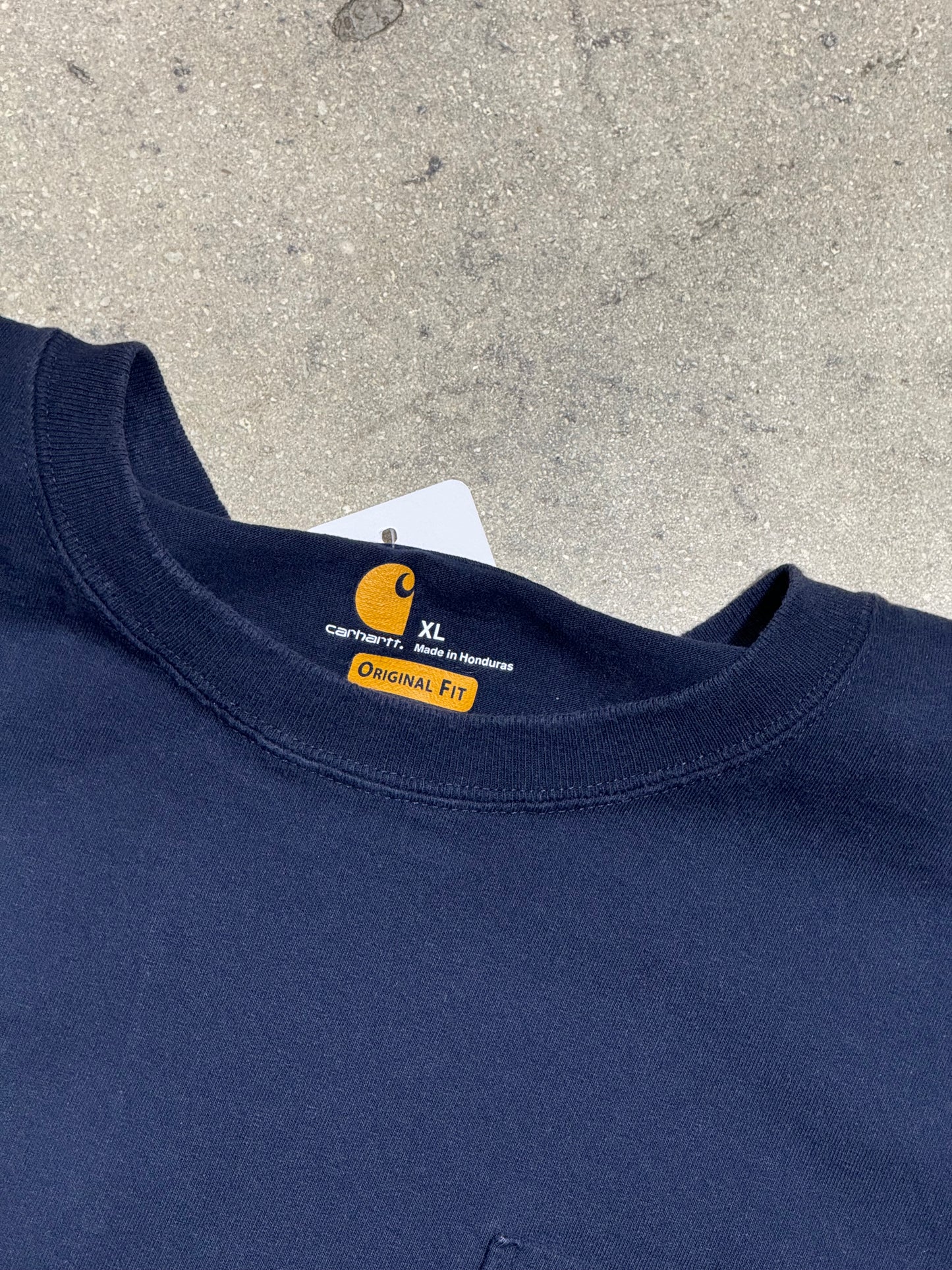 Carhartt Pocket Tee - Navy Size XL